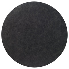 Tanner Black 15'' Round Placemat