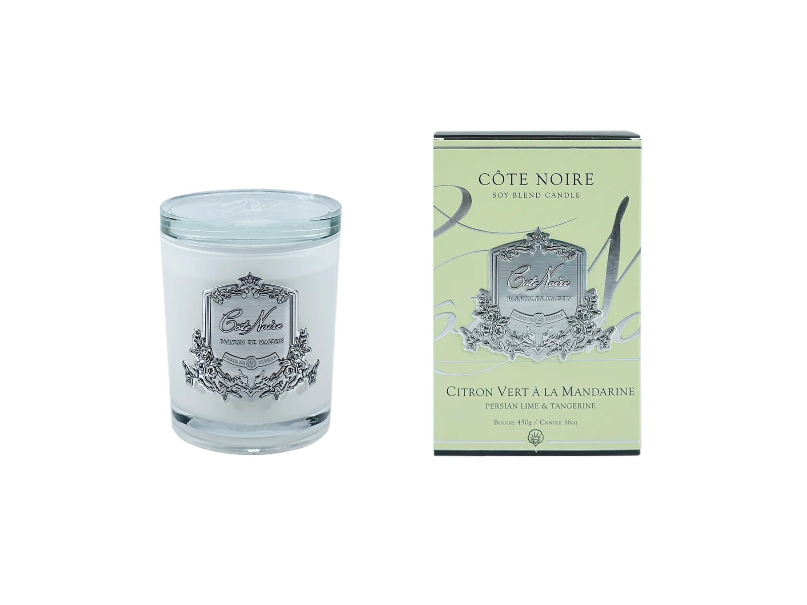 Silver Candle Citron - Persian Lime & Tangerine
