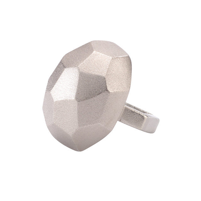Faceted Stone Silver Nr